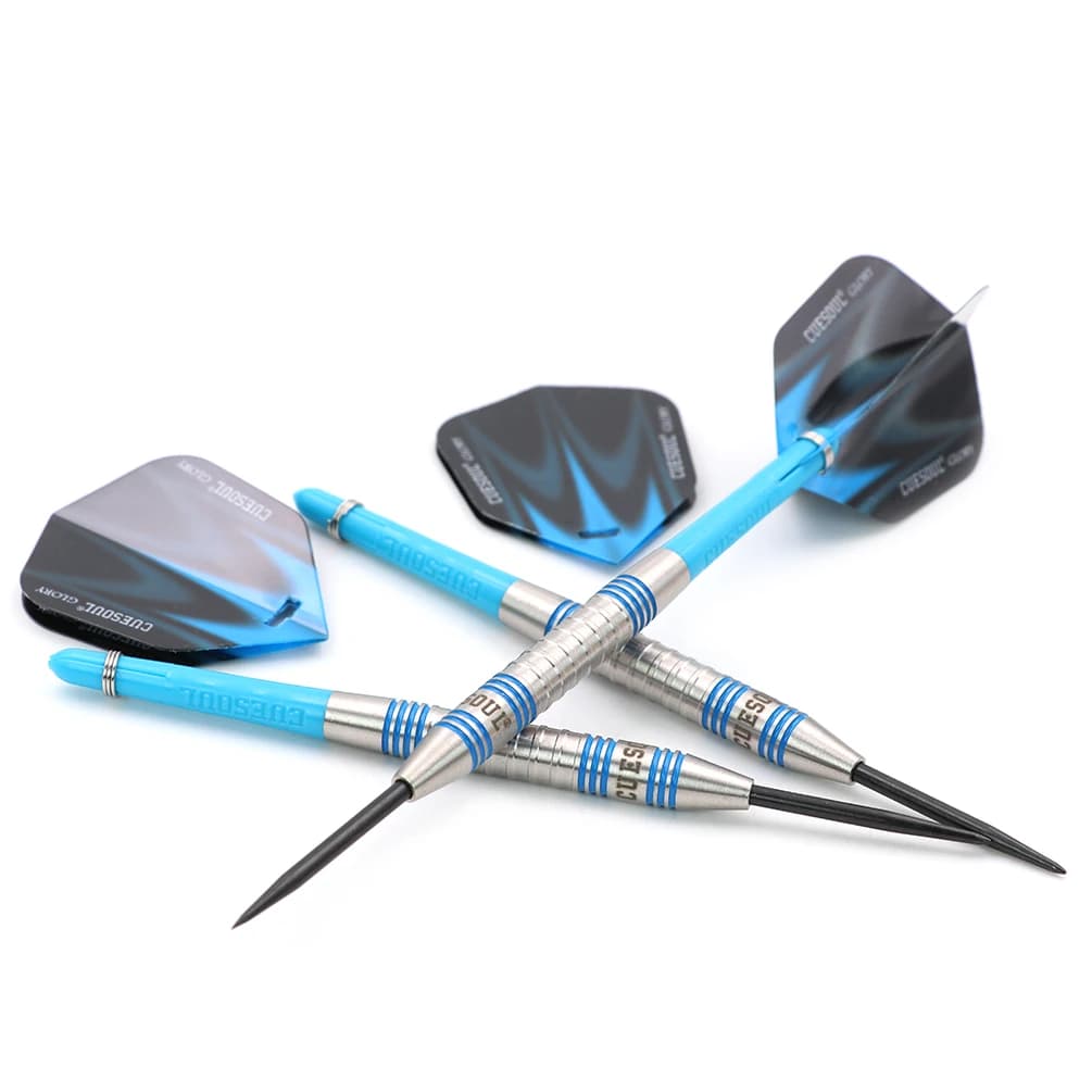 CUESOUL Glory Custodia per freccette di lusso Confezione-Set di freccette con punta in acciaio al tungsteno-24g