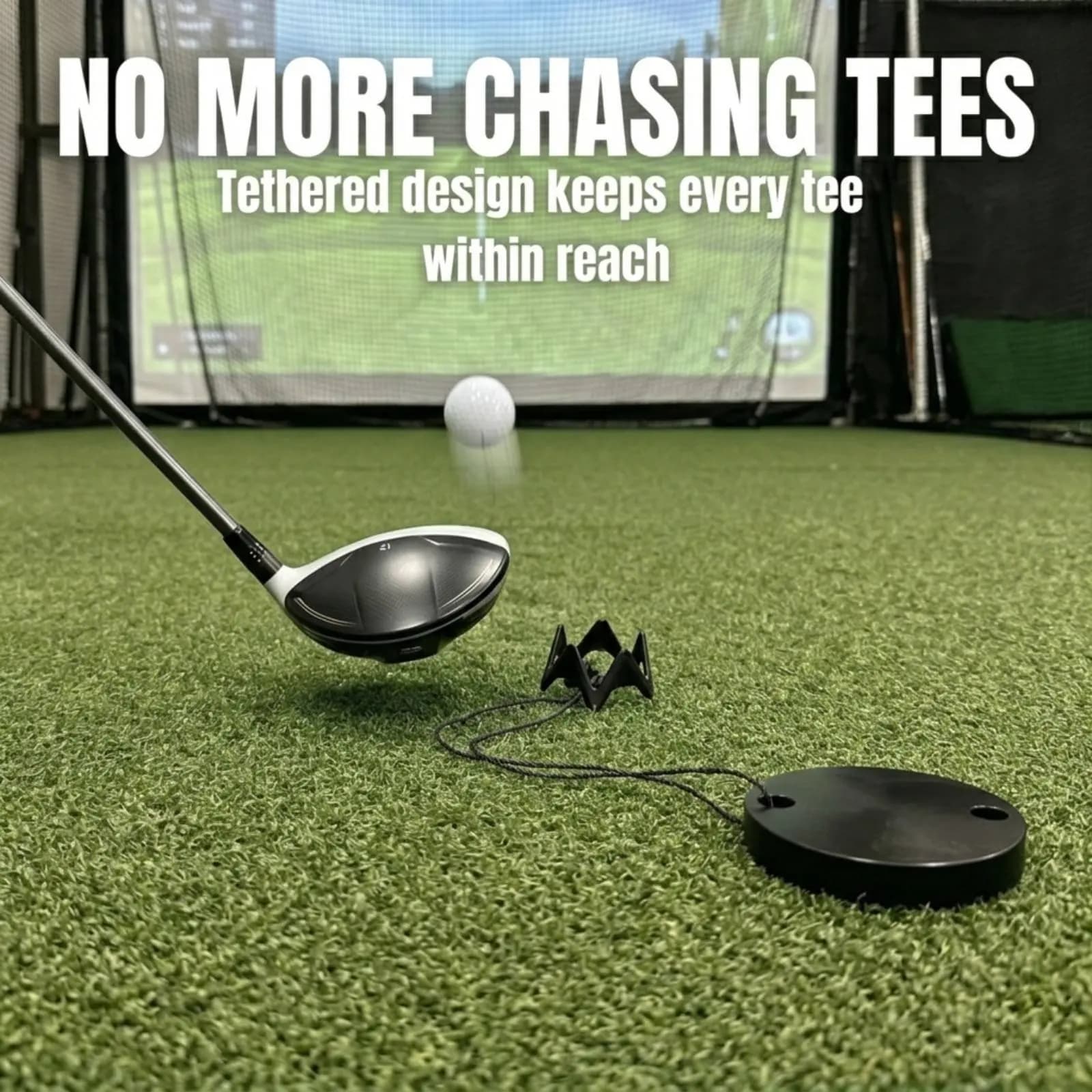 Golf Tee Weight Set Portable Golf Ball Tee Portable Lightweight Golf Tee Recreation Equipment for Driving Range