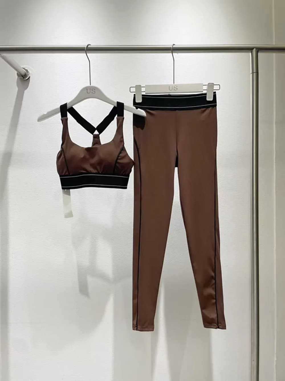 Set da Donna con Top e Pantaloni Comodi, Casual, Versatili, Sportivi, per Fitness, Salto della Corda e Corsa