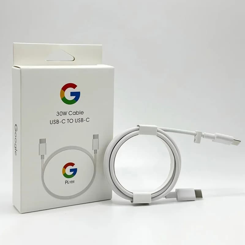 Cavo Google 30W USB C a Tipo C PD Carica rapida per Pixel 9 8 7 6 Pro XL 8a 7a 6a 5a 4a 3 4 XL Cavo USB-C caricatore per telefono cellulare