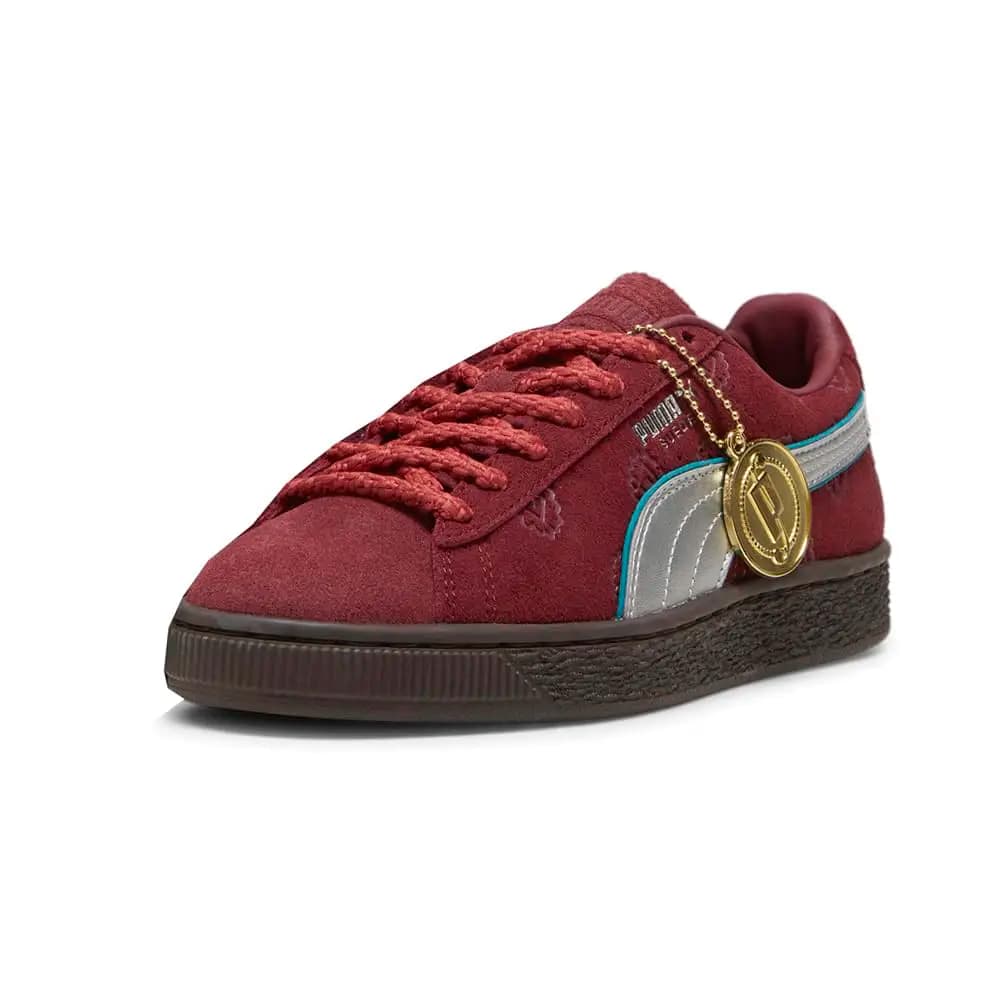 PUMA Kids Boys Suede 2 X Op Lace Up Sneakers