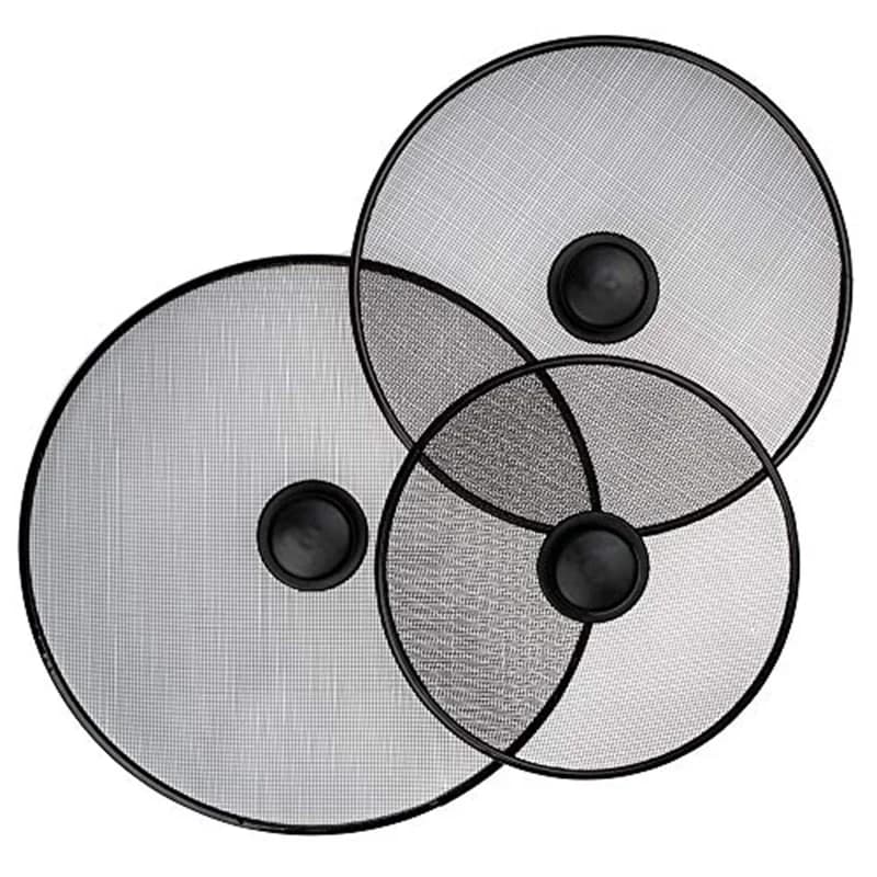 25/29/33 cm splash guard for pot, splash cover, fine mesh splash guard, frying food net, frying pan grease cover, stainless steel