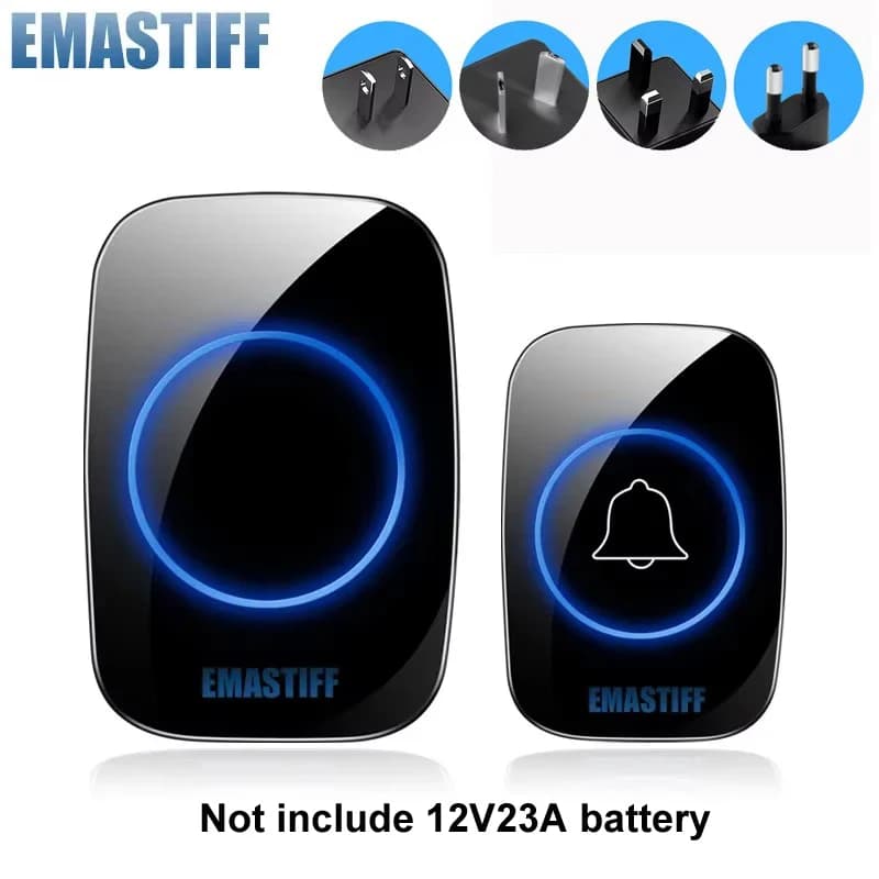 New welcome doorbell for home Intelligent wireless doorbell Waterproof 150M EU AU UK US Plug smart doorbell