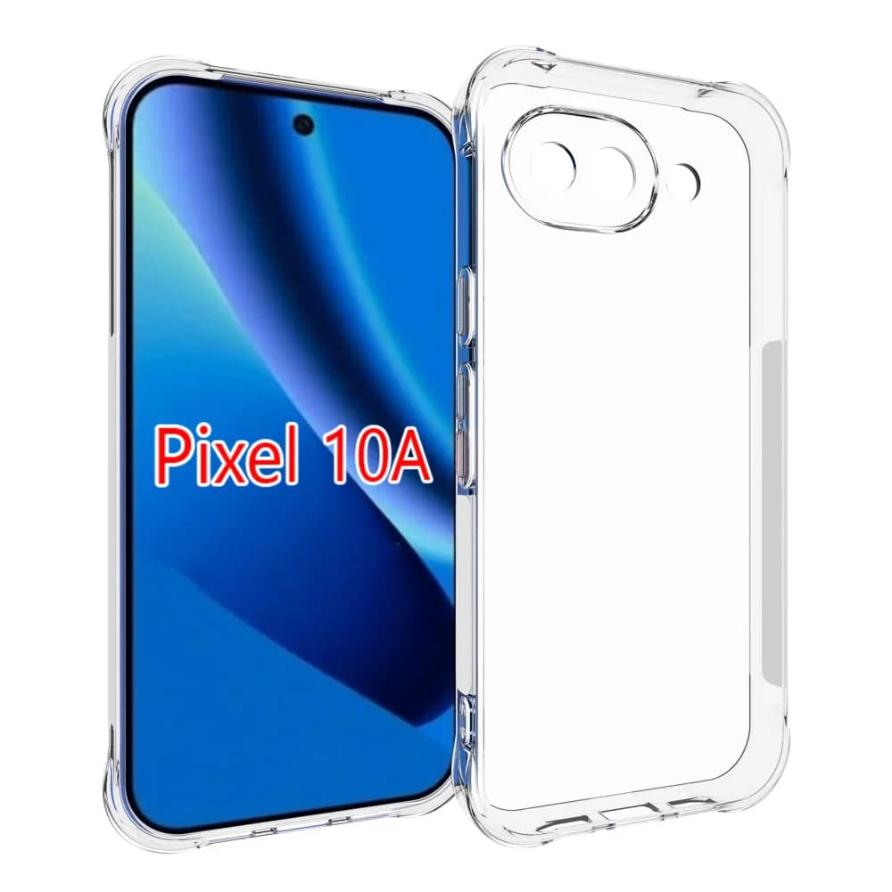 Per Google Pixel 10A 5G 2025 Custodia antiurto Airbag Silicone TPU Cover posteriore trasparente Custodia morbida per Google Pixel 10A Pixel10A