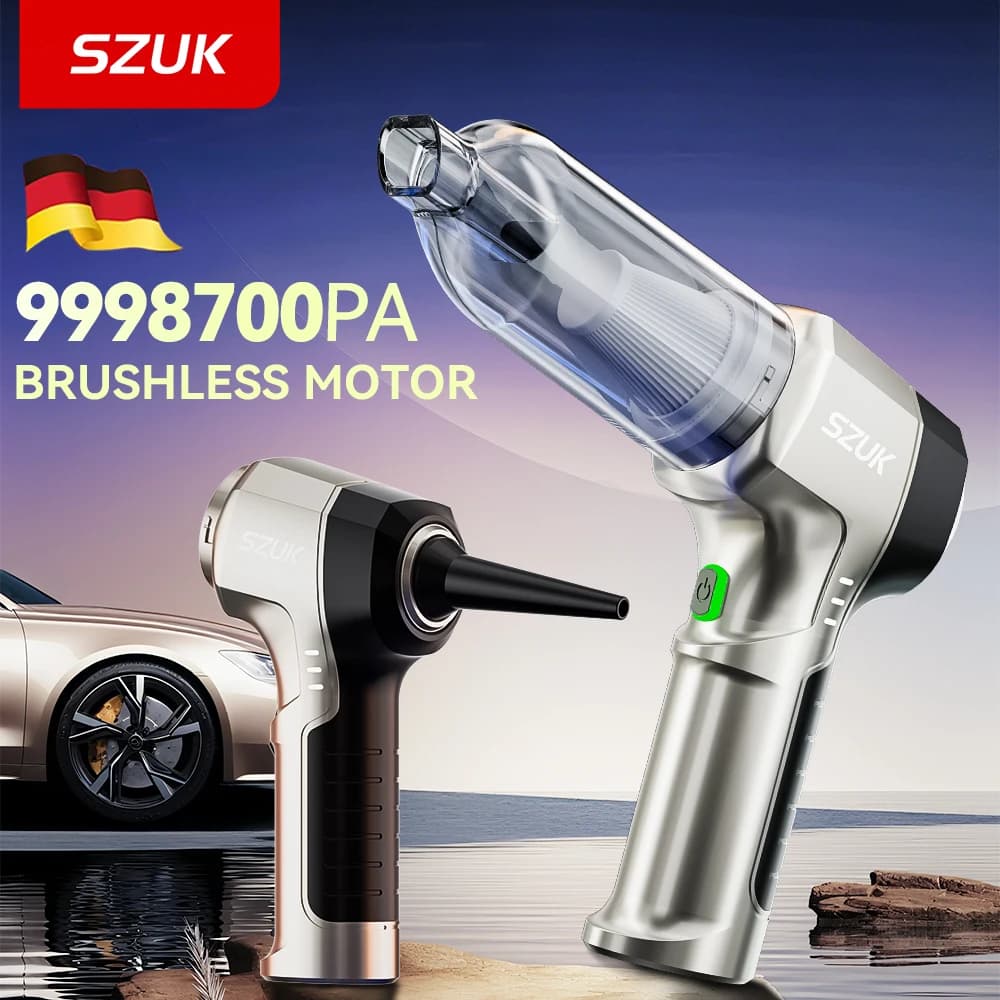 SZUK 9998700PA Car Vacuum Cleaner 4 in1 Powerful Wireless Cleaning Machine Mini Portable Car Vacuum Cleaner