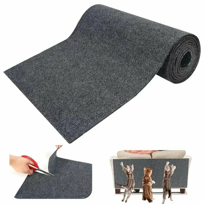 Tappetino antigraffio autoadesivo per gatti, 40 cm x 3 m, tappeto assorbente per cucina/bagno/camera da letto, protezione per mobili, tappeto decorativo per la casa