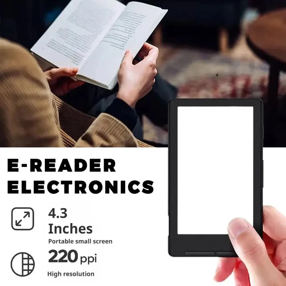 XTEINK X4 Electronic Paper Ink Screen Reader 4.3inch Magnetic Light Thin With IINE Wireless Controller Page Turner Cool Gifts