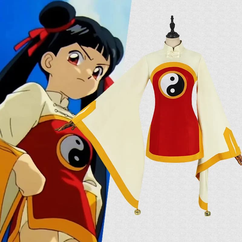 Li Meiling Vestito Cosplay Card Captor Sakura Tai Chi Uniforme Stile Cinese Manica Larga Abito Anime per Comic Con Halloween