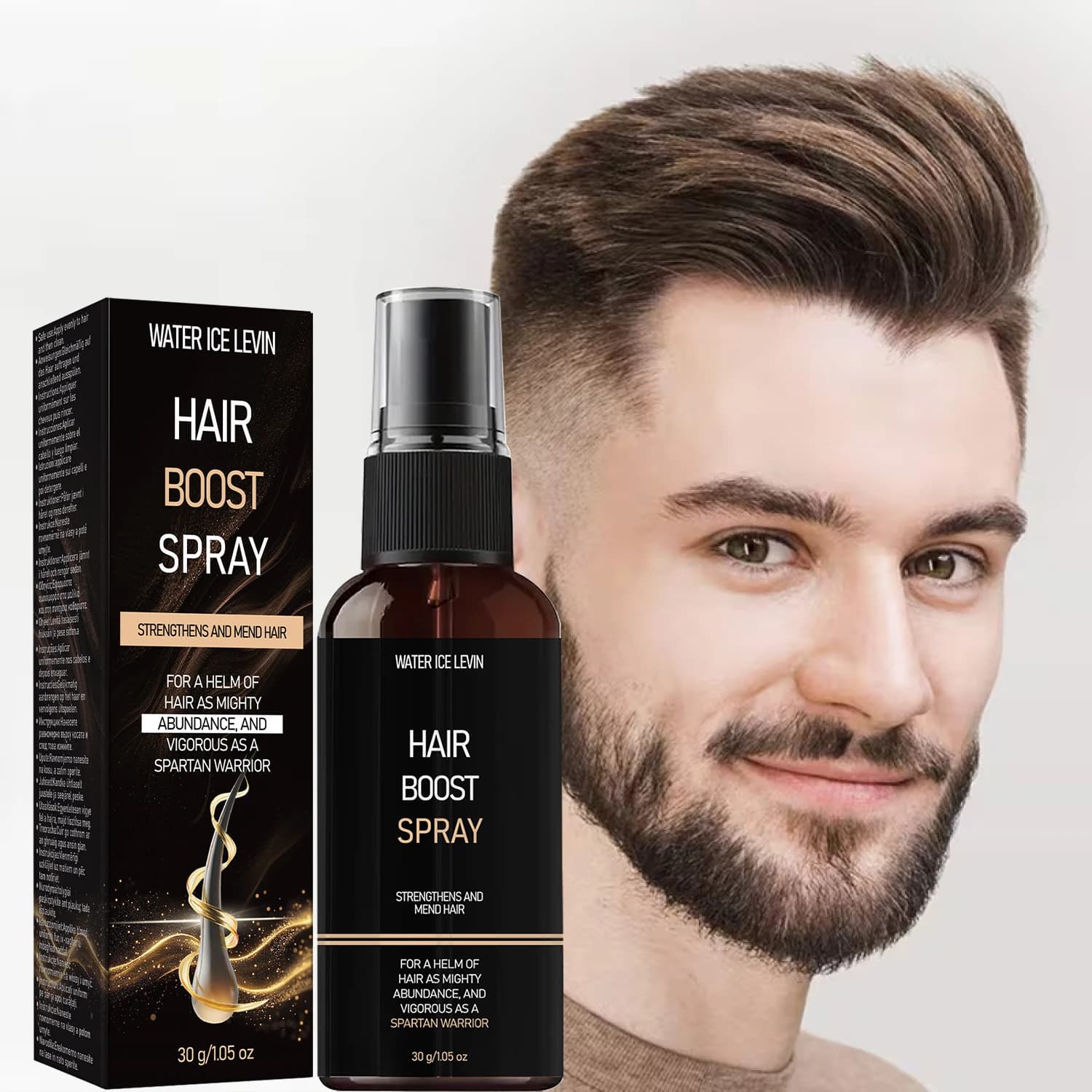 Hair Boost Spray, Strengthens & Repairs Hair with Biotin, Keratin & Hyaluronic Acid for Healthy Hair