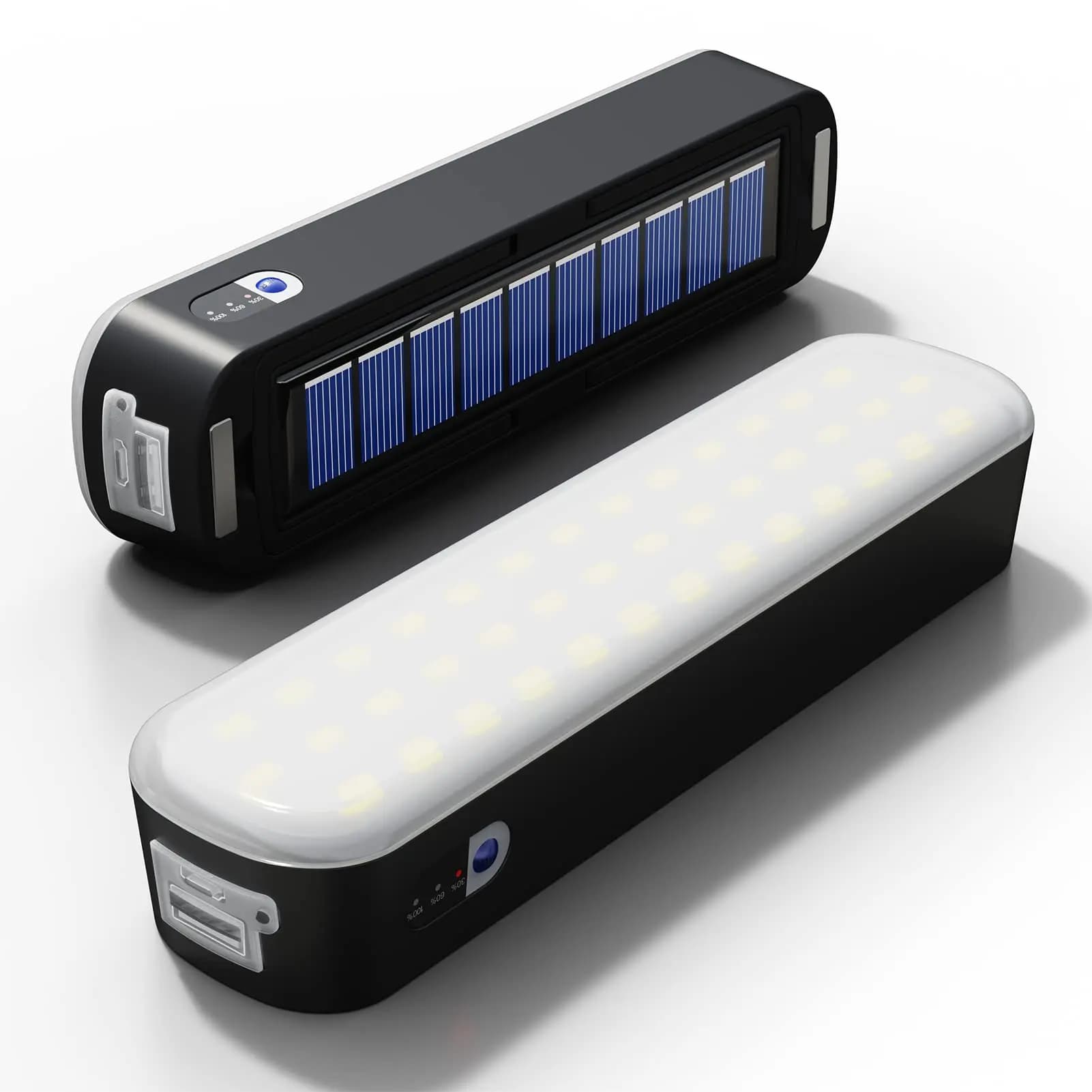 Lanterna da campeggio ricaricabile solare 4800mAh Power Bank 3 modalità di illuminazione lanterna a LED con luce magnetica per tenda potente lampada da lavoro Garage