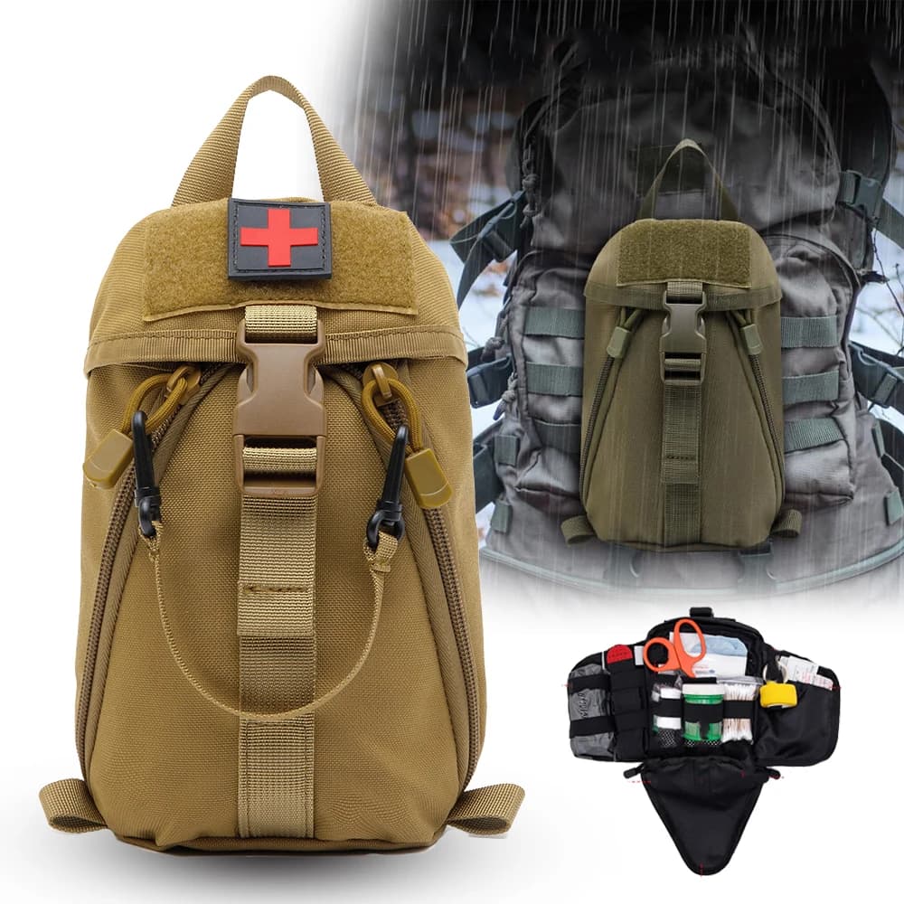 Borsa tattica vuota di pronto soccorso IFAK Trauma Medic Pouch Field Confezione di attrezzi a sgancio rapido per escursionismo, campeggio, arrampicata, viaggio