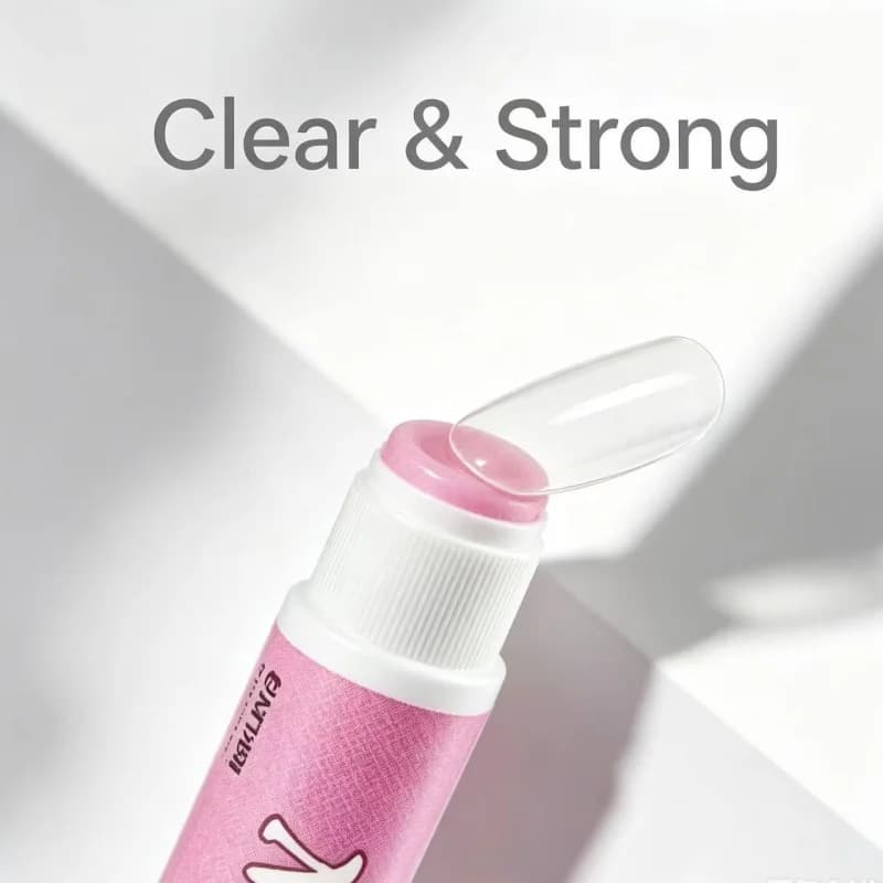 10PCS Acrylic Nail Tips Adhesive Super Bond Long Lasting Glue for DIY Nail Art