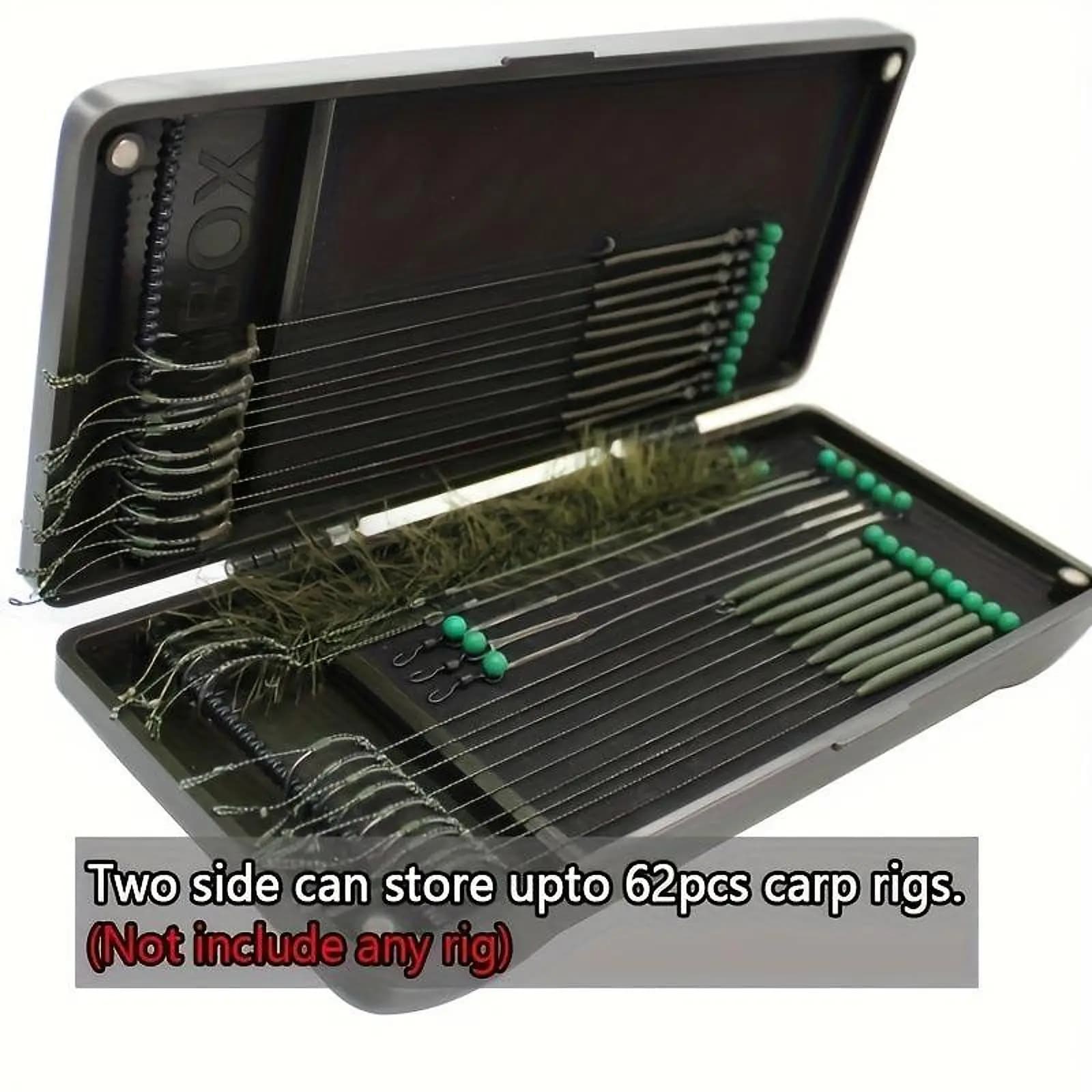 Carp Fishing Hook Link Rig Wallet Tackle Box Zig Chod Stiff Hair Rig Storage Box for Carp Fishing Line Equipment