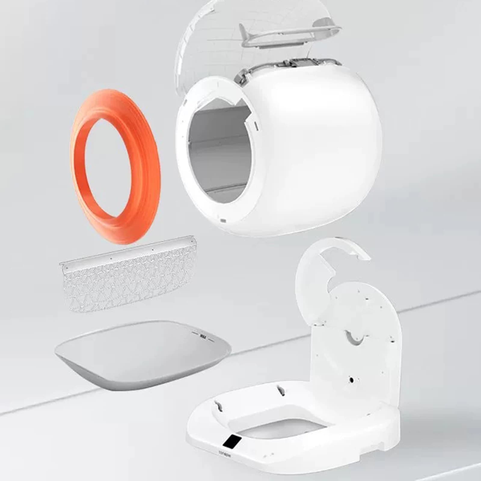 Lettiera per gatti intelligente Accessori per macchine Q-clean completamente automatiche per toilette per gatti Accessori per lettiera per gatti di ricambio facile