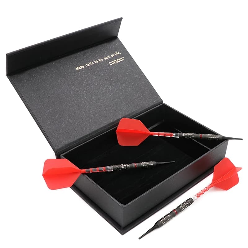 CUESOUL 929 nuovo lancio moto GRIP 90% punta in acciaio tungsteno Dart Set con ROST T19 Flight-20/21/22/23/24/25g