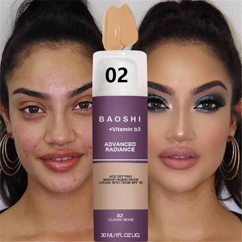 30ml waterproof foundation concealer long-lasting dark skin acne shines face moisturizing makeup