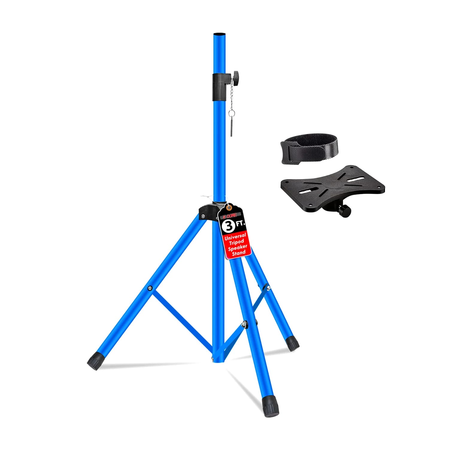 Supporto per Altoparlanti a 5 Aste, Treppiede Robusto Regolabile 36'' Universale per PA DJ Studio