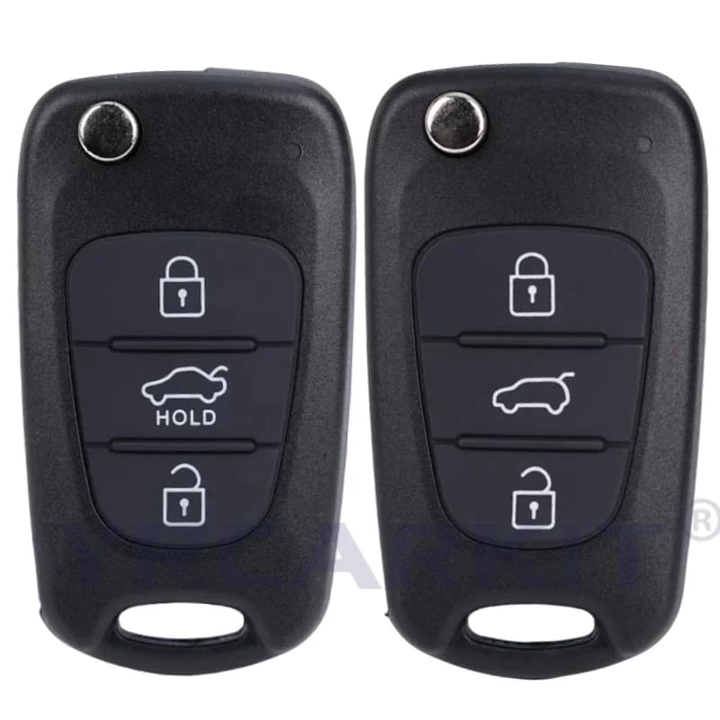 Sostituzione Chiave A Distanza Dell'automobile Borsette 3 BT Flip Pieghevole Chiave Caso Per Kia K2 K5 Rio 3 Picanto Ceed Cerato Sportage Per Hyundai