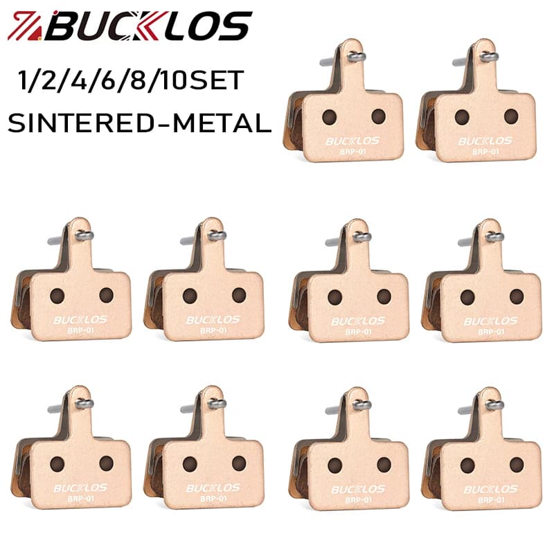 BUCKLOS Pastiglie per bicicletta in metallo sinterizzato per B01S B03S B05S Pastiglie freno a disco idraulico Road Mountain Bike Pastiglie per MT200 MT400 M485 M525