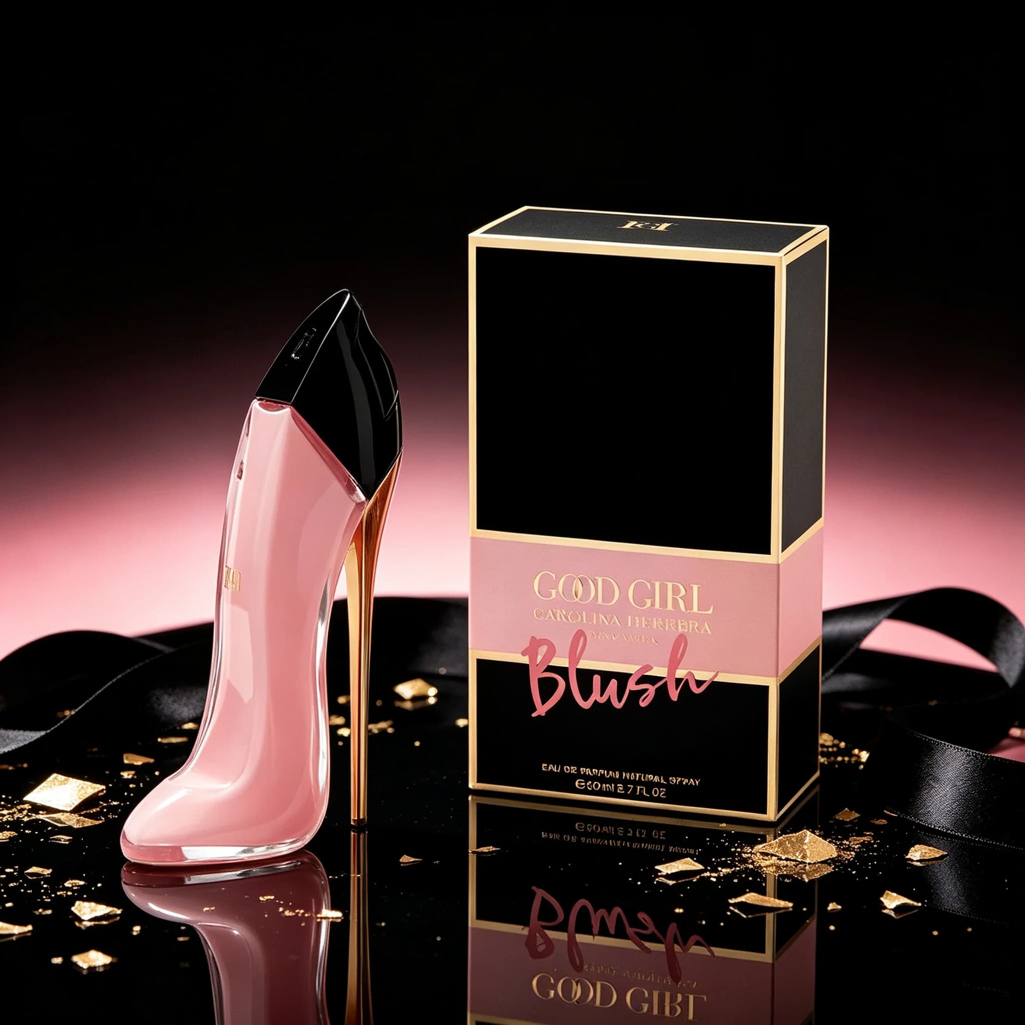 Carolina Herrera Good Girl Blush Eau de Parfum Spray for Women – Romantic Floral & Creamy Vanilla Scent, Almond, Peony & Tonka Bean, Radiant Long-Lasting Sillage, Perfect Valentine's & Birthday Gift for Her, 2.7 fl oz / 80 ml