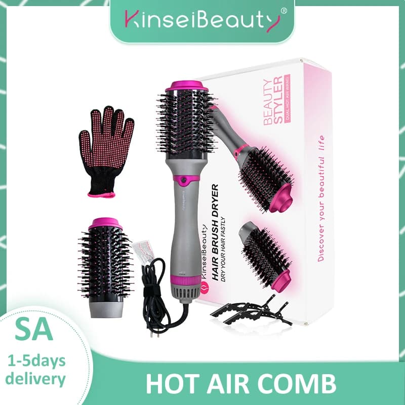 Spazzola ad aria calda elettrica multifunzione per capelli strumenti professionali antiscottatura per capelli arricciacapelli a ioni negativi