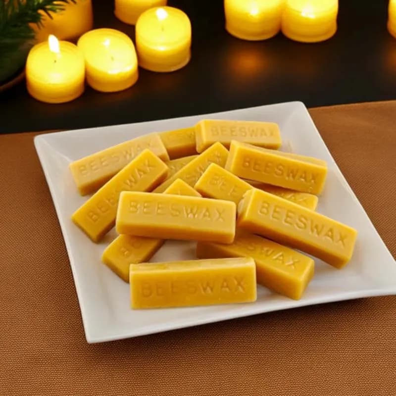 Beeswax Bar, Candle Wax Block for Candle Making, Cosmetic Grade Eco Friendly for Wax Melts, Lotions, DIY Creams,Soap Making
