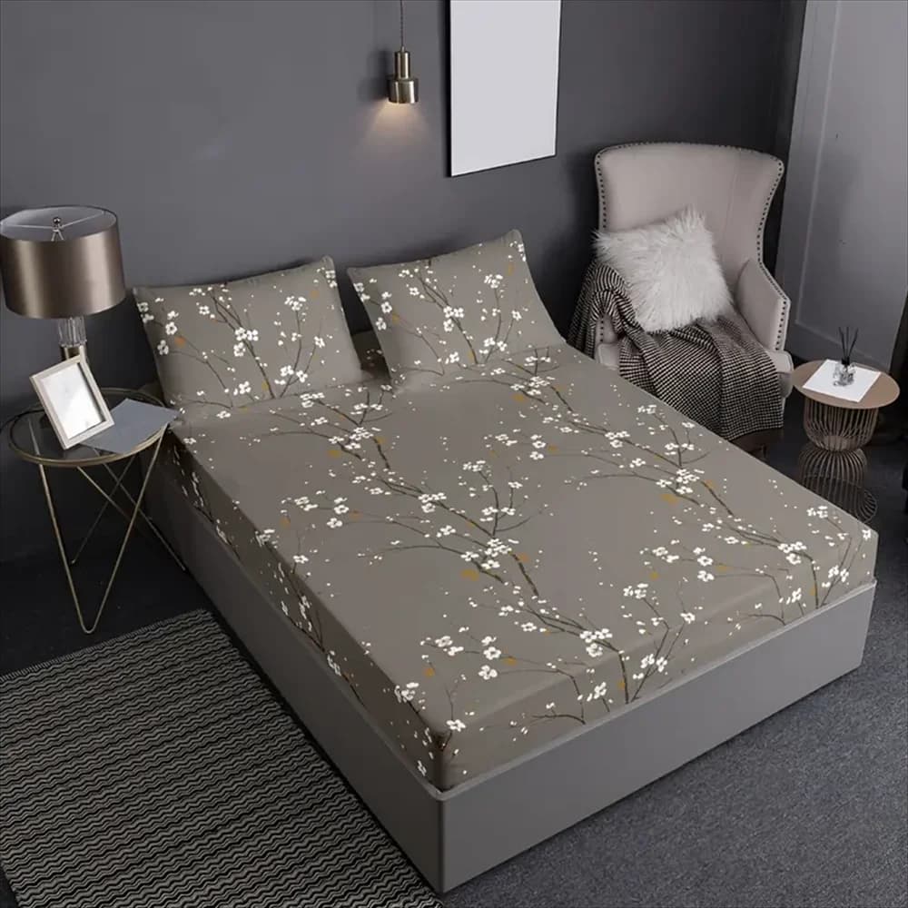 Animated Carton Dinosaur Bed Sheets Mattress Protection Plants Bed linen Sheets with elastic corners Children's bed Twin Full Queen King Size