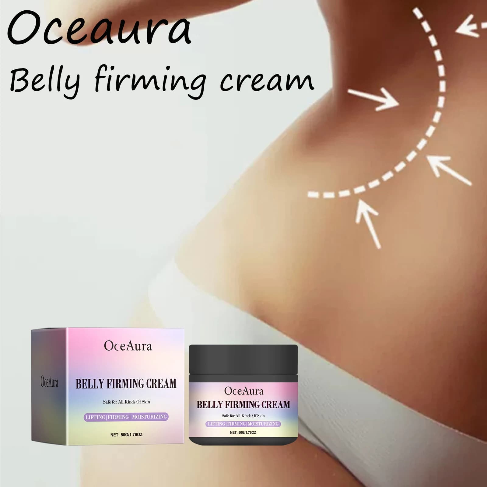 Oceaura Crema idratante rassodante per il corpo Idratante Riduce la secchezza Perdita di peso Schiarente Il tono della pelle Crema modellante per il corpo naturale