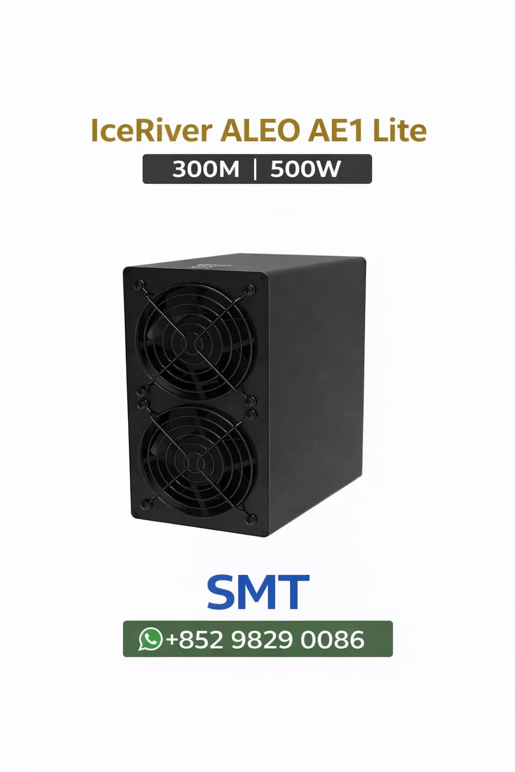 SMT COMPRA 2 PRENDI 1 FREE IceRiver ALEO AE1 Lite 300M 500W ALEO AE1 Lite for Domestic Mining AE1 Lite 270M Miner Crypto