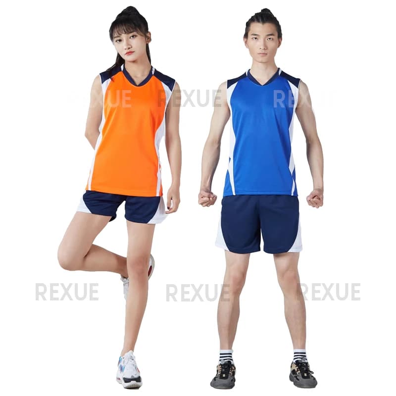 Men's volleyball side Blank team women's volleyball shorts sport men's custom sports training suit 2022 new tennis shirts