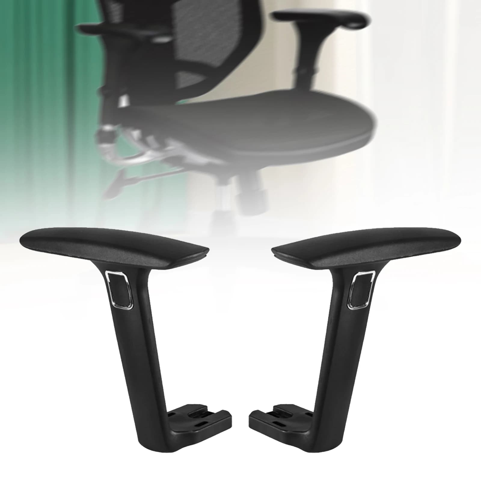 Braccioli per braccioli per sedia da 2 pezzi, coppia di braccioli per braccioli, accessori per braccioli per sedia da gioco regolabili in altezza per sedia da gioco per sedia da computer
