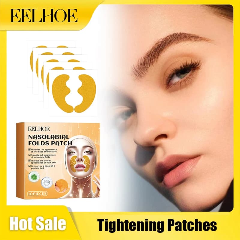 Naslabial Foot Removal Patch Lyscia Slender Lines Lifting Skin Repair Damaged Face Hydrating Collagen Patch with Cogic acid