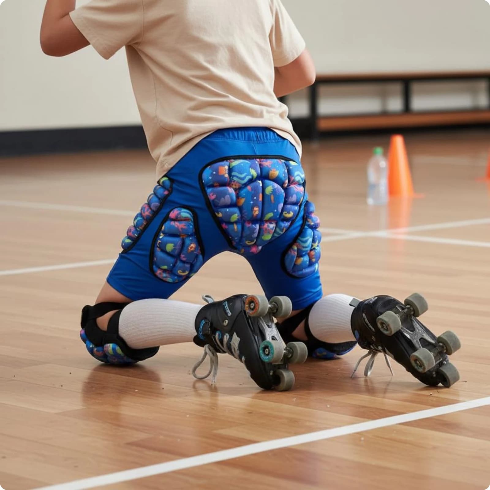 Hip Pad Protector Skiing Roller Skating Snow Boarding Hip Guard Hockey Pants Padded Shorts for Kid Children