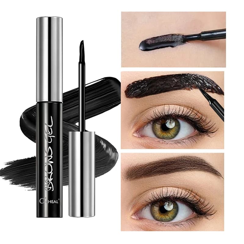 Ocheal Easy Peel Off Gel per sopracciglia Tinta per tatuaggi Gel per sopracciglia semipermanente Sieri per mascara 3D marrone nero impermeabile a lunga durata