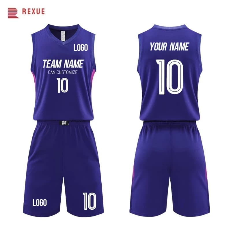 Set di Maglie da Allenamento per Basket Personalizzabili, Uniforme di Squadra per Uomini, Donne e Giovani, Completo Sportivo Stile Universitario