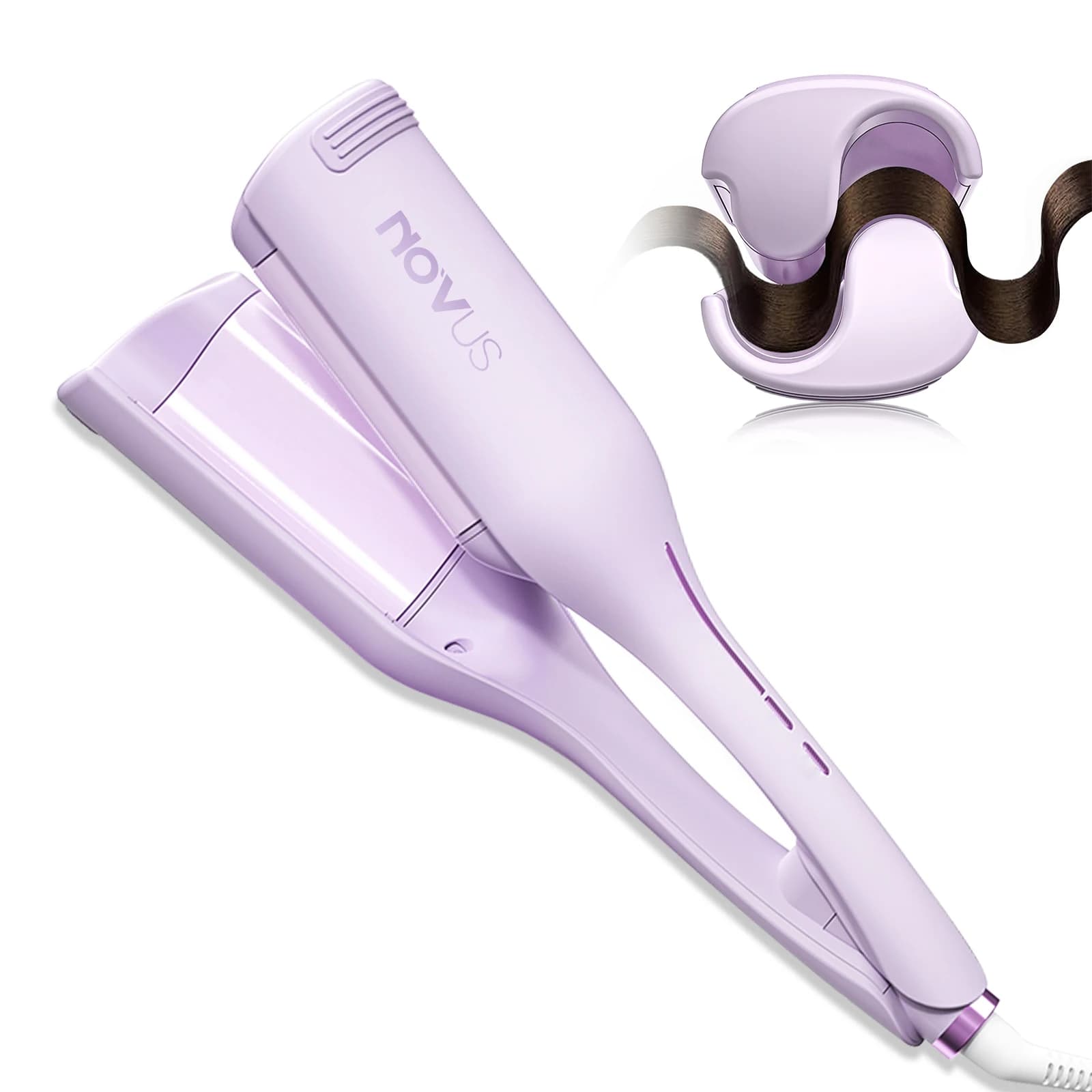 Sprinkler for hair with curling iron - Ricciacapelli racket with 1,4 inch anti-scottage waves, an instrument for ion curler with deep water
