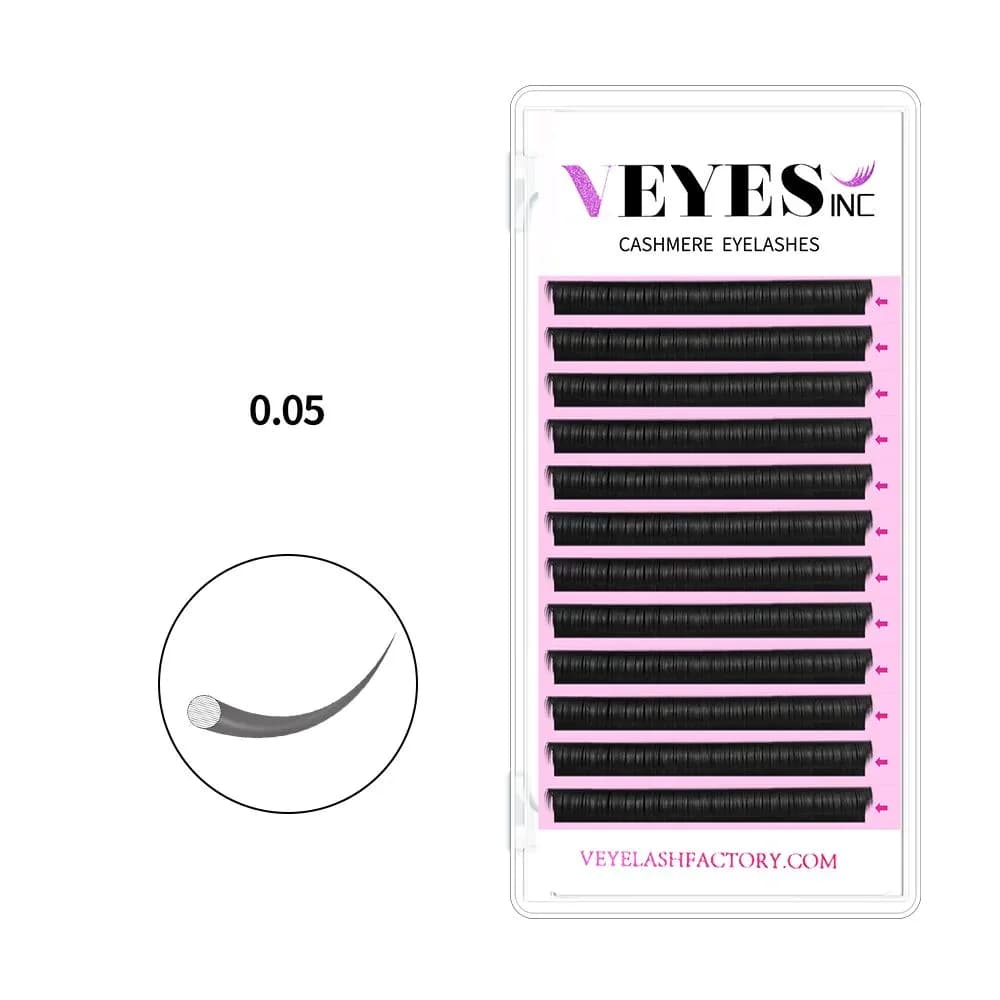 VEYESINC Cashmere Eyelashes, Extension Finta Visone 8-20mm Eyelashes, Soft Natural Classics for Professionals, Wholesale