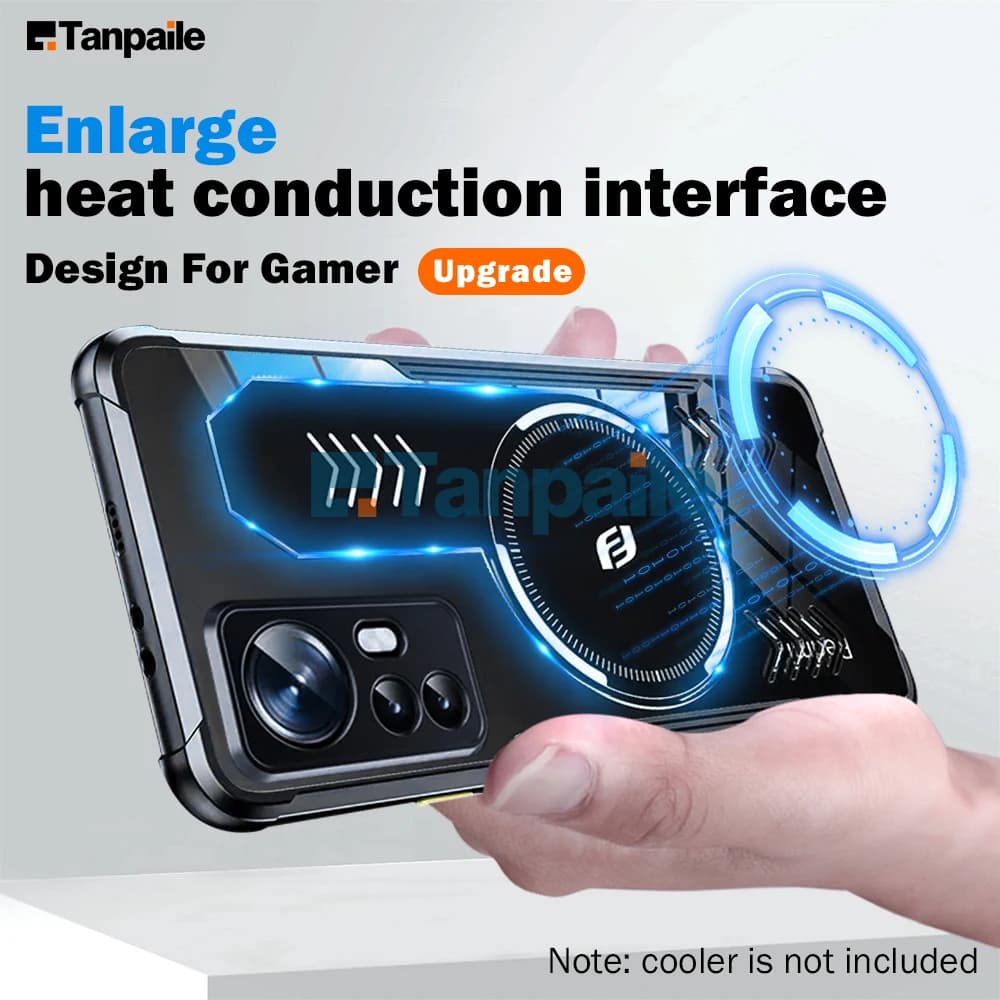 Custodia Magnetica Raffreddante per Xiaomi 12 12T 12S Mi 11 10 10S 9 Pro K50 Ultra Lite - Cover Dissipazione Calore