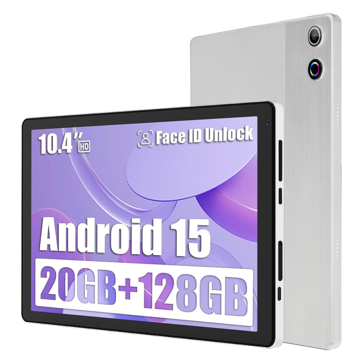 10.4 Inch Tablet PC C12 Octa‑Core A523 Android 15 20GB(3+17GB) RAM 64GB ROM Widevine L1 5000mAh Dual Camera OTG WiFi BT5.4 US Local Warehouse