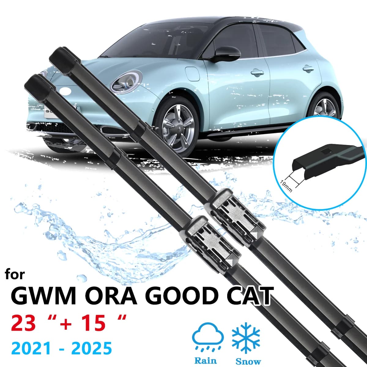 Per GWM Ora Funky Cat Good Haomao ES11 03 2021 2022 2023 2024 2025 Anteriore Posteriore Tergicristalli Lame Spazzole Accessori Per La Pulizia Delle Finestre