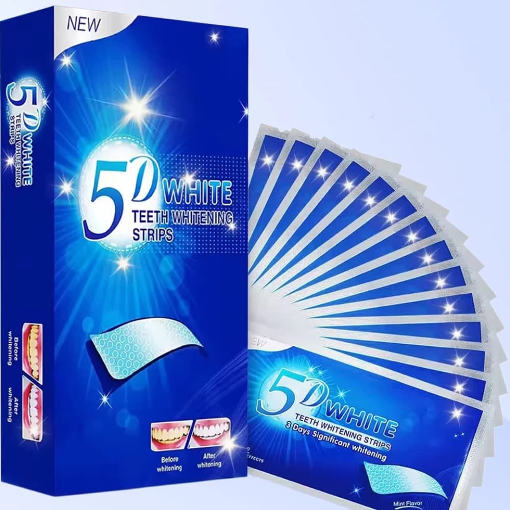 Strisce sbiancanti per denti 3D/5D/9D Kit dentale per denti bianchi Striscia per igiene orale per impiallacciature per denti Strisce sbiancanti per dentista