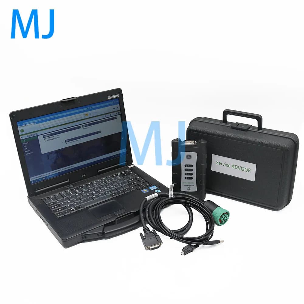 Adattatore per strumenti diagnostici interfaccia macchina EDL V3 per scanner John Deere Utilizzare supporto driver EDL V3 WIFI Collegare con laptop CF53