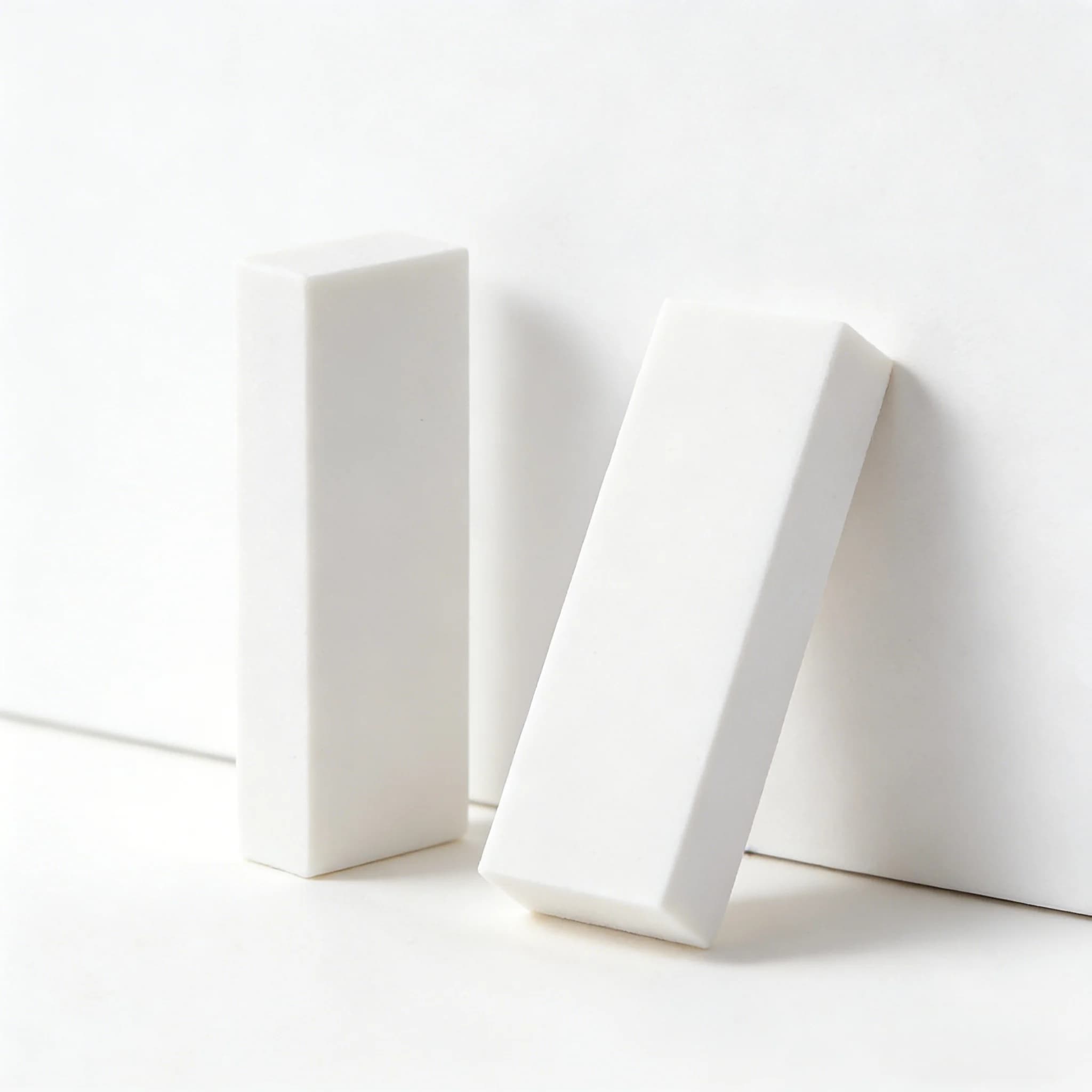 Set di mini gomme per la pulizia delle scarpe, 2 pezzi – Delicate ed efficaci per rimuovere graffi e segni su pelle e tela