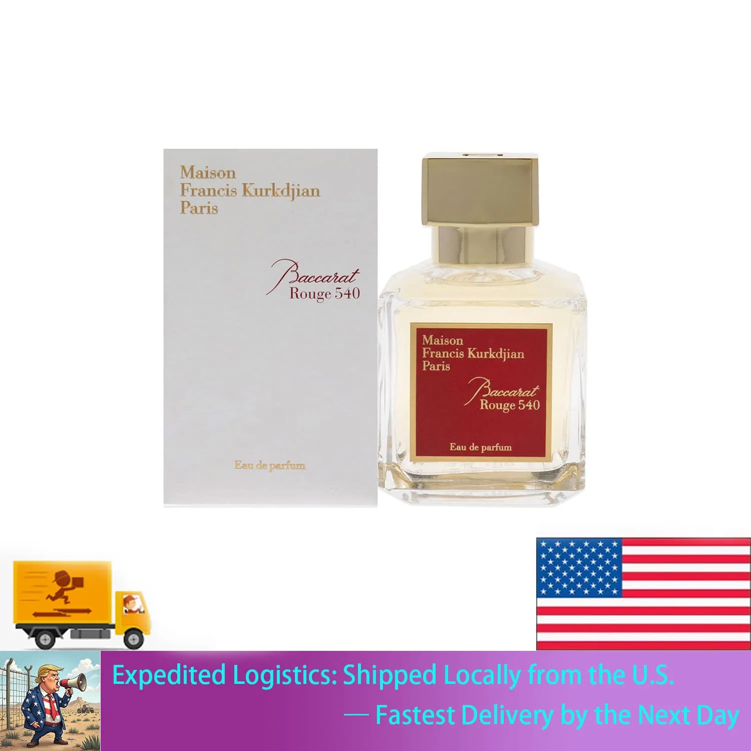 Maison Francis Kurkdjian Baccarat Rouge 540 Eau De Parfum Spray, 2.3 Fl Oz / 70 ML