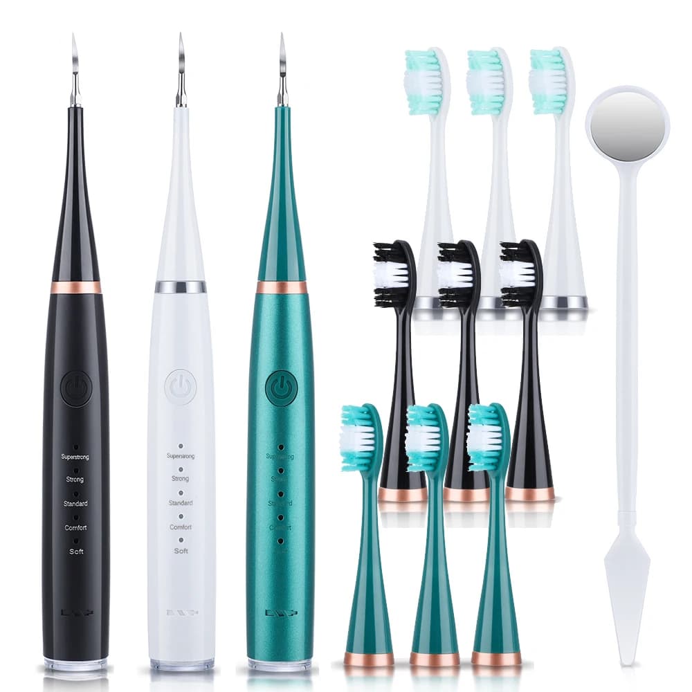 Electric Dentale Tartarus Removal Tartaro Scaler Dentale Plaque Macchie Detergent Tooth Whitening Denti Kit Detergent Tooth Hygiene Oral Care