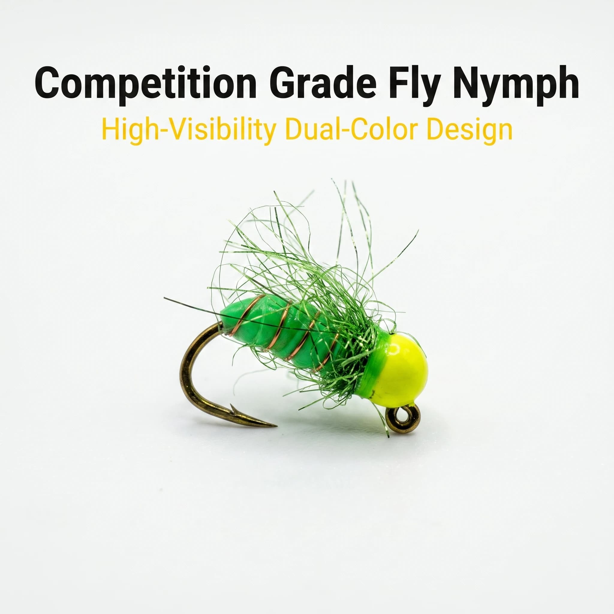 3/6pcs Outdoor Fly Fishing Simulation JIG Nymph Lure, High Carbon Steel Sharpened Hook, Fluffy Fiber Feather Bait