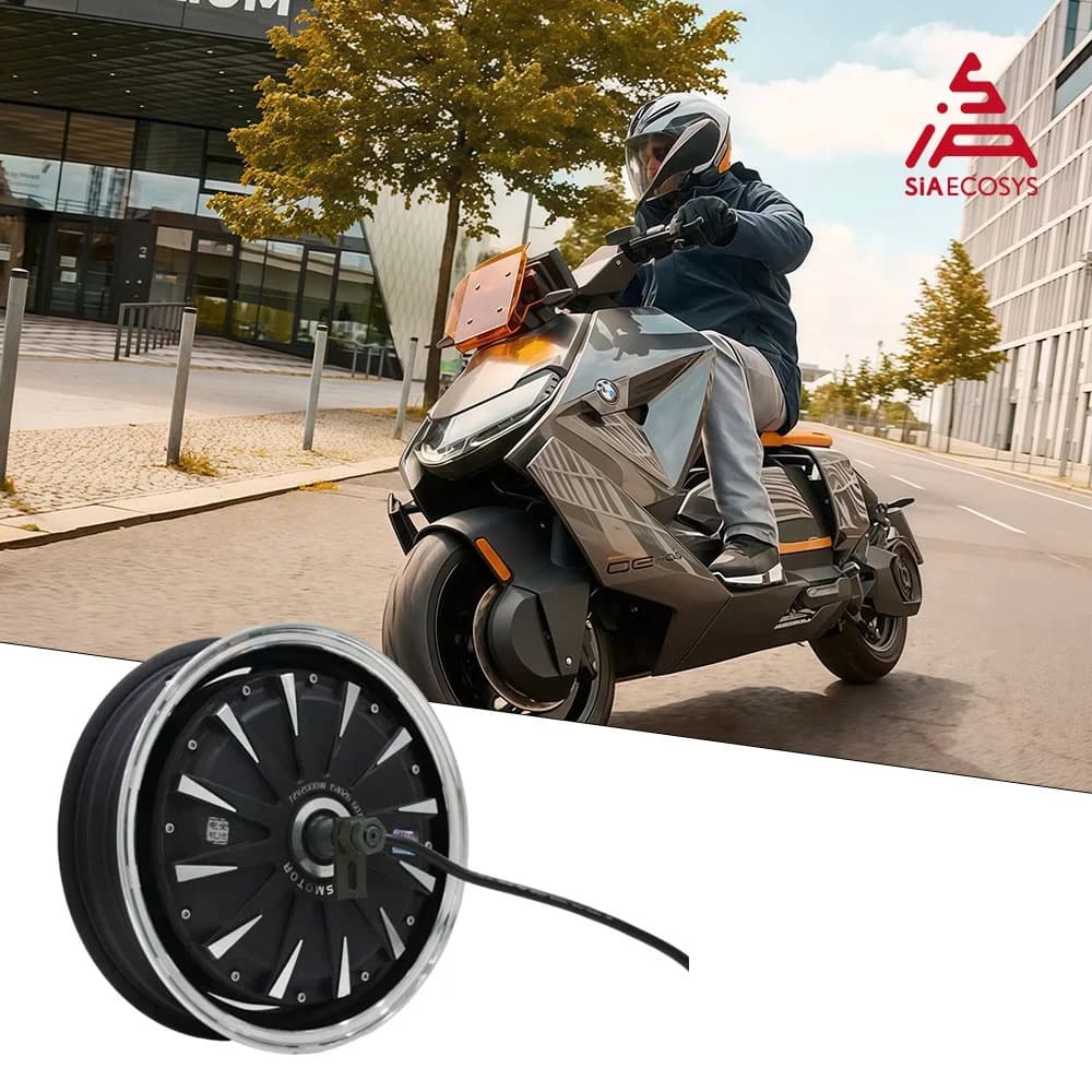 QS260 Motore in ruota BLDC ad alta potenza da 13 pollici 3000 W per scooter elettrico Moto QSMotor V1.12 Parte di ricambio per prestazioni