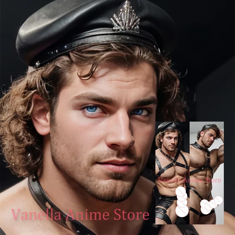 Dakimakura Harness Master Man Gay Anime Double face Print Body Pillow Cover federa a grandezza naturale regali