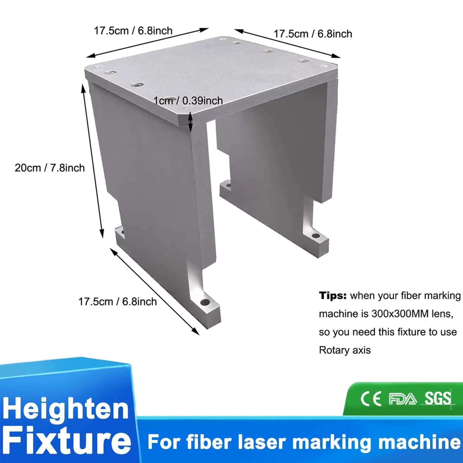Updated lift device for fiber laser marking machine for engraving and precision marking