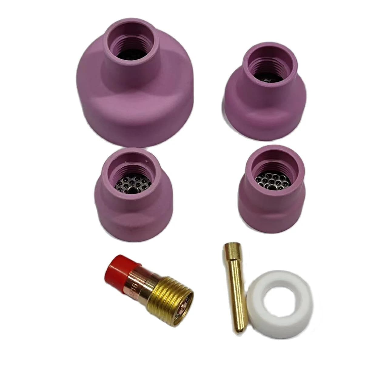 Kit tazze in ceramica con ugello in alluminio per saldatura Tig per torcia Tig WP9/20/17/18/26